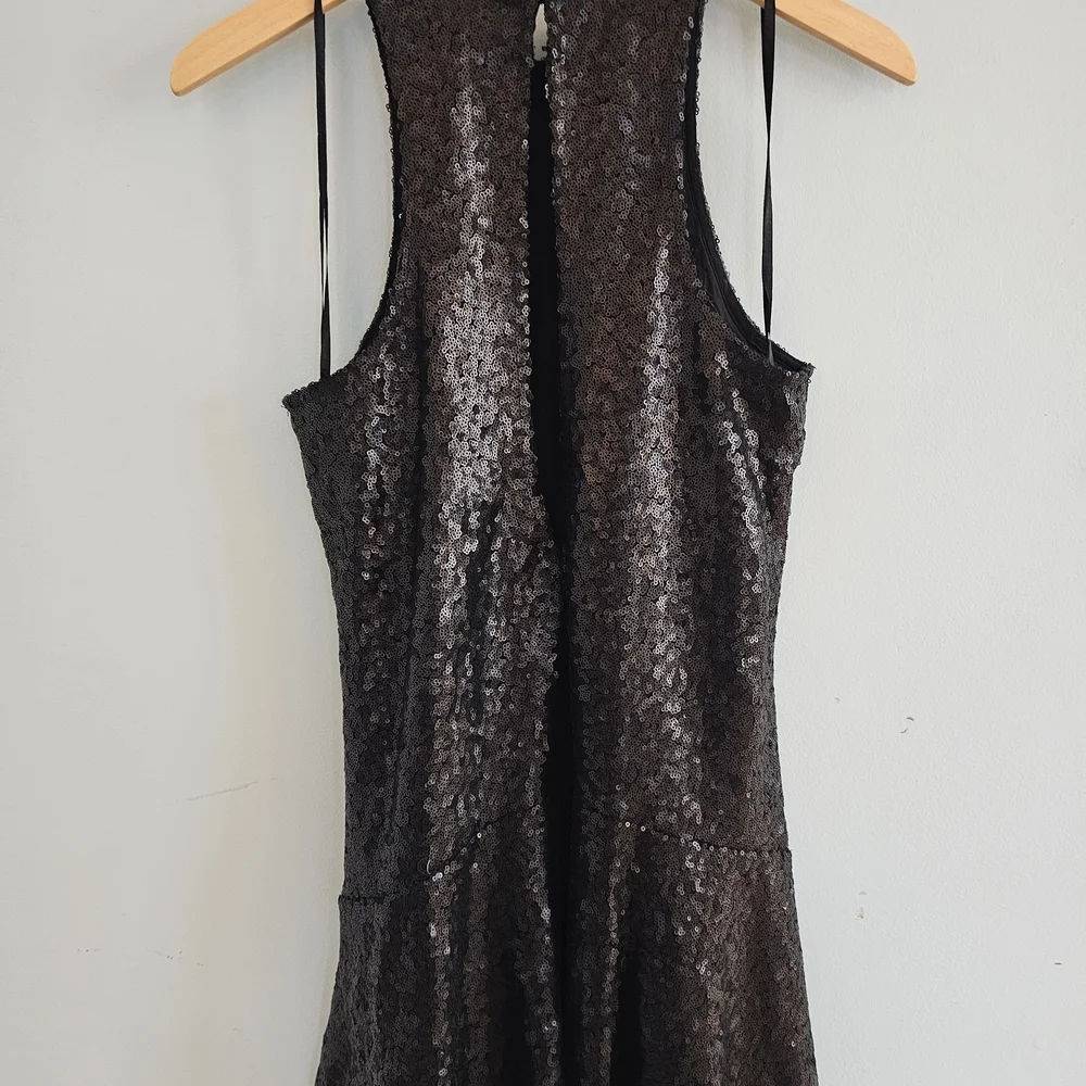 Free People‎ Black Sequin Mini Dress